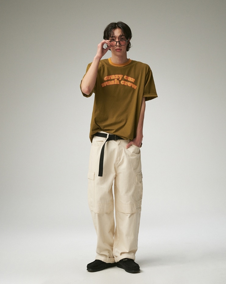 【Crazy Car Wash Crew】24SS★ CREW RINGER T-SHIRTS Crazy Car Wash Crew] CREW RINGER T-SHIRTS Tシャツ・カットソー