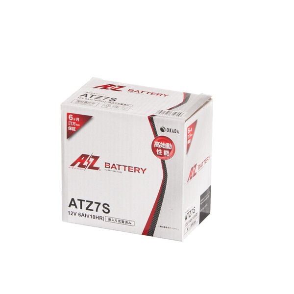 AZ ATZ7-S AZ 2輪バッテリー液入充電済 AZ ATZ7-S AZ 2輪バッテリー液入充電済
