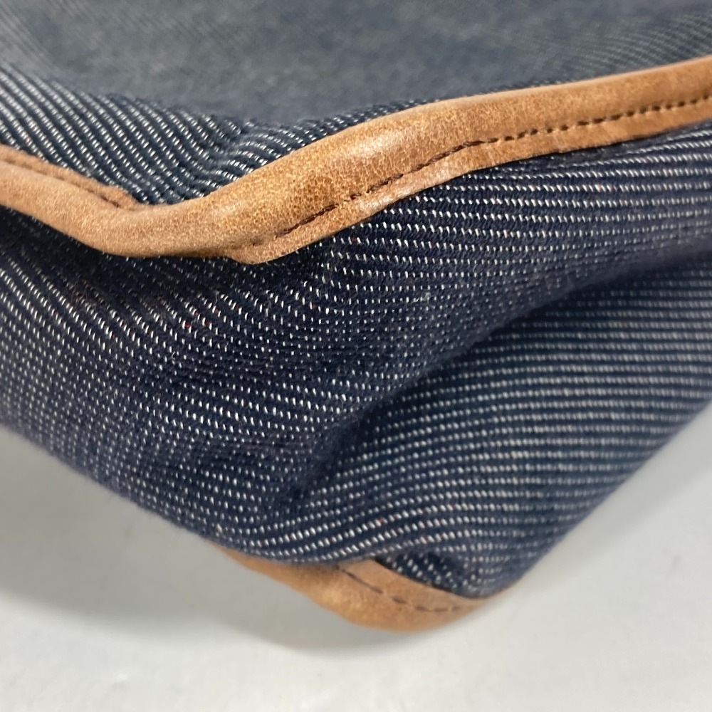 ショルダーバッグ ロゴ ポシェット 斜め掛け カバン デニム ブルー ショルダーバッグ ロゴ ポシェット 斜め掛け カバン デニム ブルー