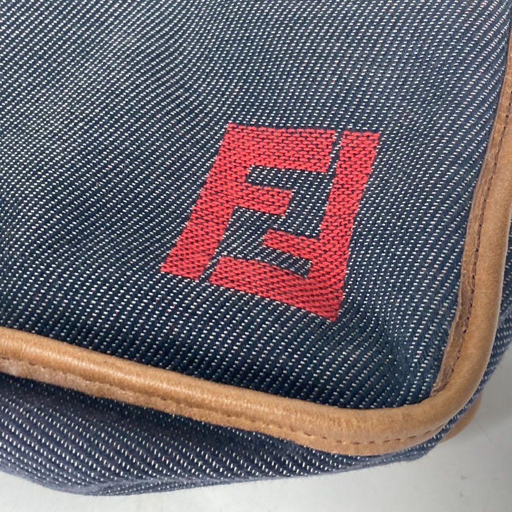 ショルダーバッグ ロゴ ポシェット 斜め掛け カバン デニム ブルー ショルダーバッグ ロゴ ポシェット 斜め掛け カバン デニム ブルー