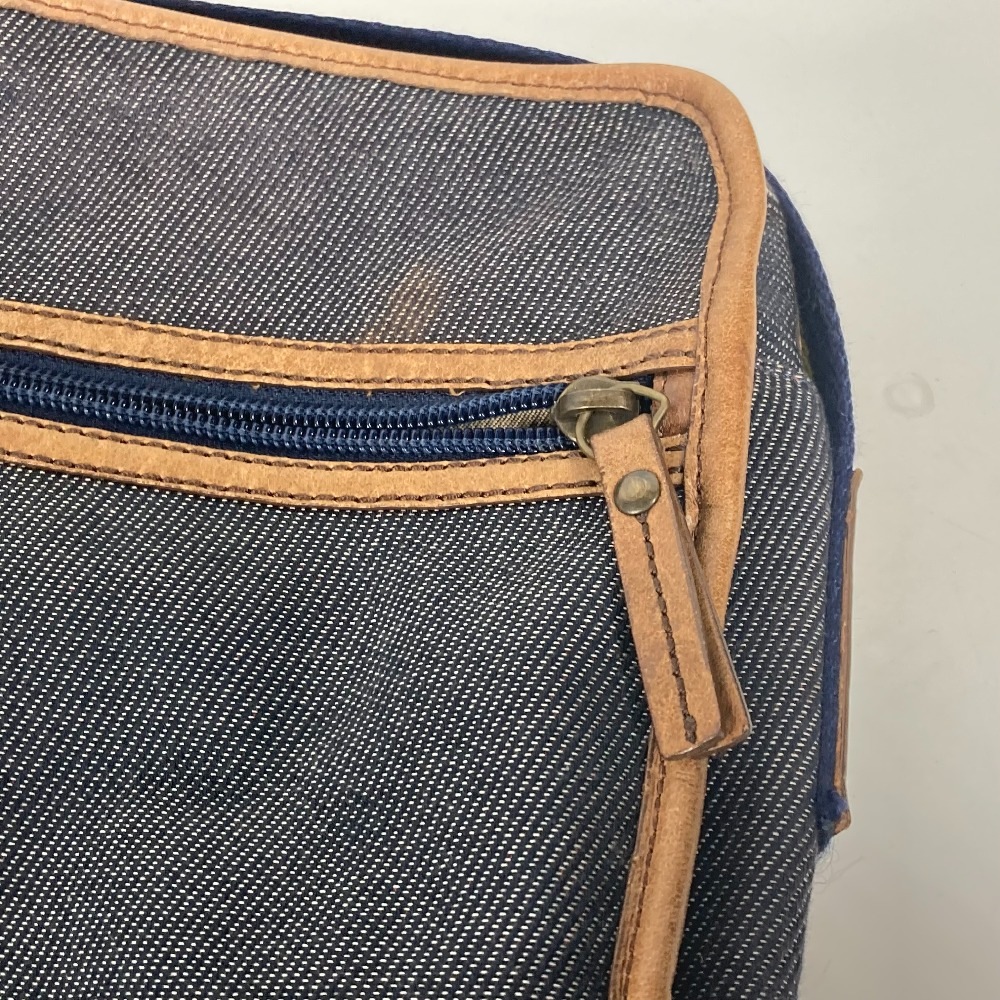 ショルダーバッグ ロゴ ポシェット 斜め掛け カバン デニム ブルー ショルダーバッグ ロゴ ポシェット 斜め掛け カバン デニム ブルー