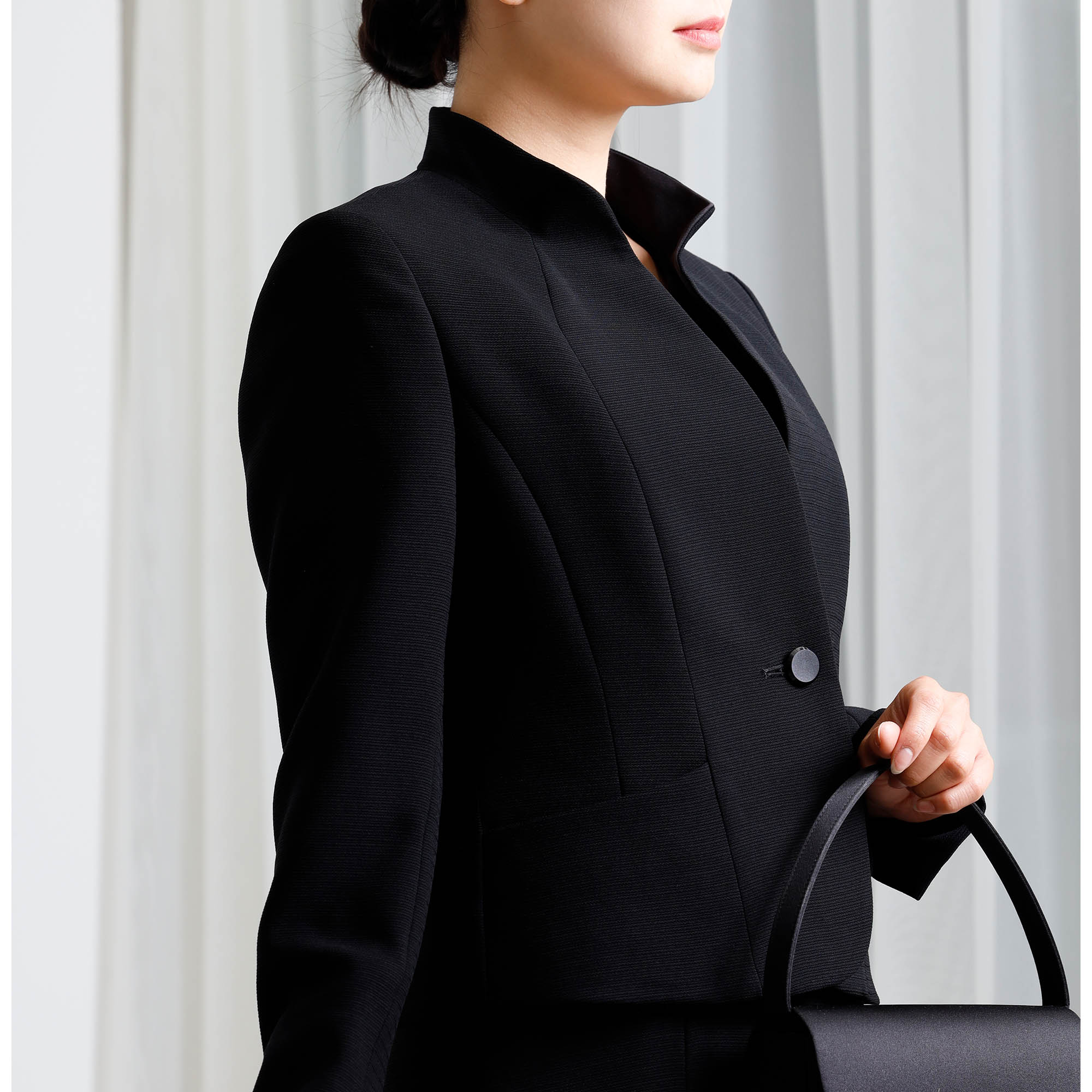 喪服 レディース 50代 スタンド襟 ブラックフォーマル 礼服 ワンピース 前開きファスナー 40代 60代 大きいサイズ オールシーズン グログラン ジャケット フリルスタンド 制菌 法要 冠婚葬祭 喪服 レディース 50代 スタンド襟 ブラックフォーマル 礼服 ワンピース 前開きファスナー 40代 60代 大きいサイズ オールシーズン グログラン ジャケット フリルスタンド 制菌 法要 冠婚葬祭