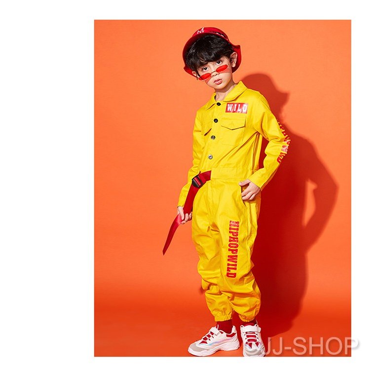 ダンス衣装 キッズ ガールズ 男の子 ヒップホップ ダンス衣装 オーバーオール オールインワン ジャ