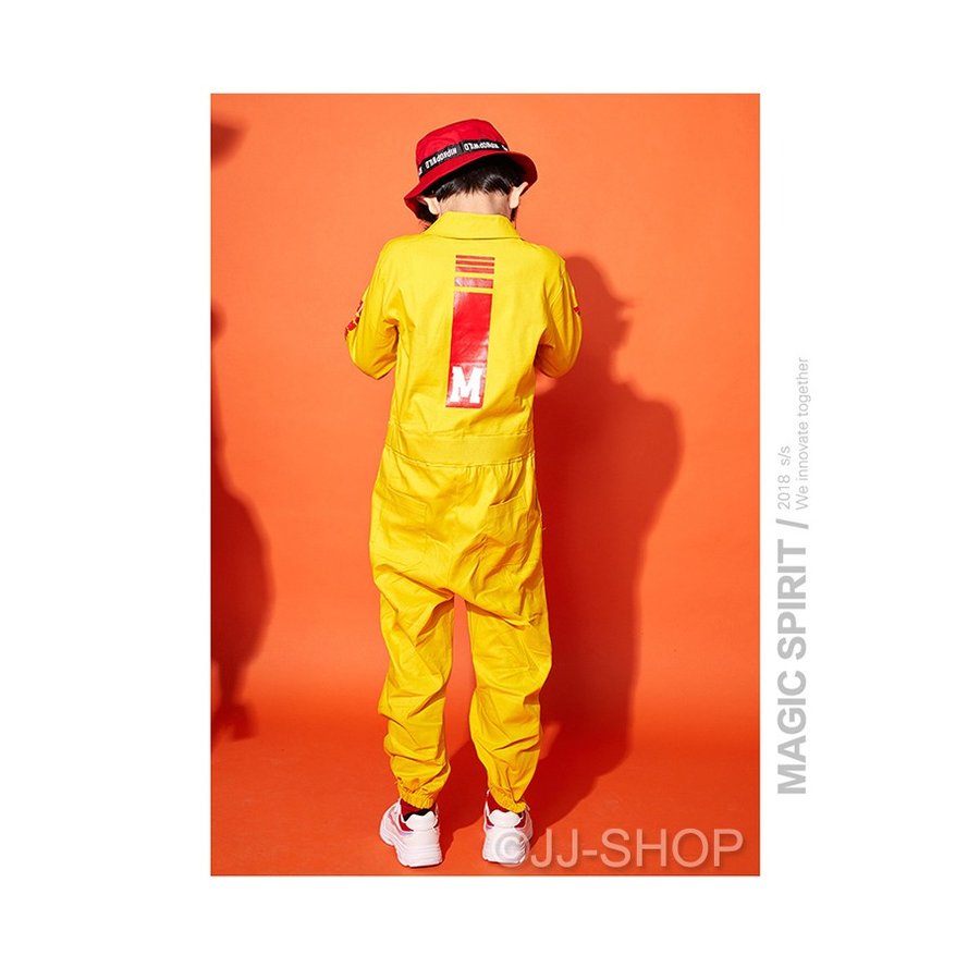 ダンス衣装 キッズ ガールズ 男の子 ヒップホップ ダンス衣装 オーバーオール オールインワン ジャ
