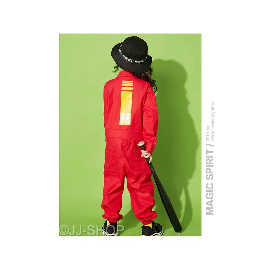 ダンス衣装 キッズ ガールズ 男の子 ヒップホップ ダンス衣装 オーバーオール オールインワン ジャ