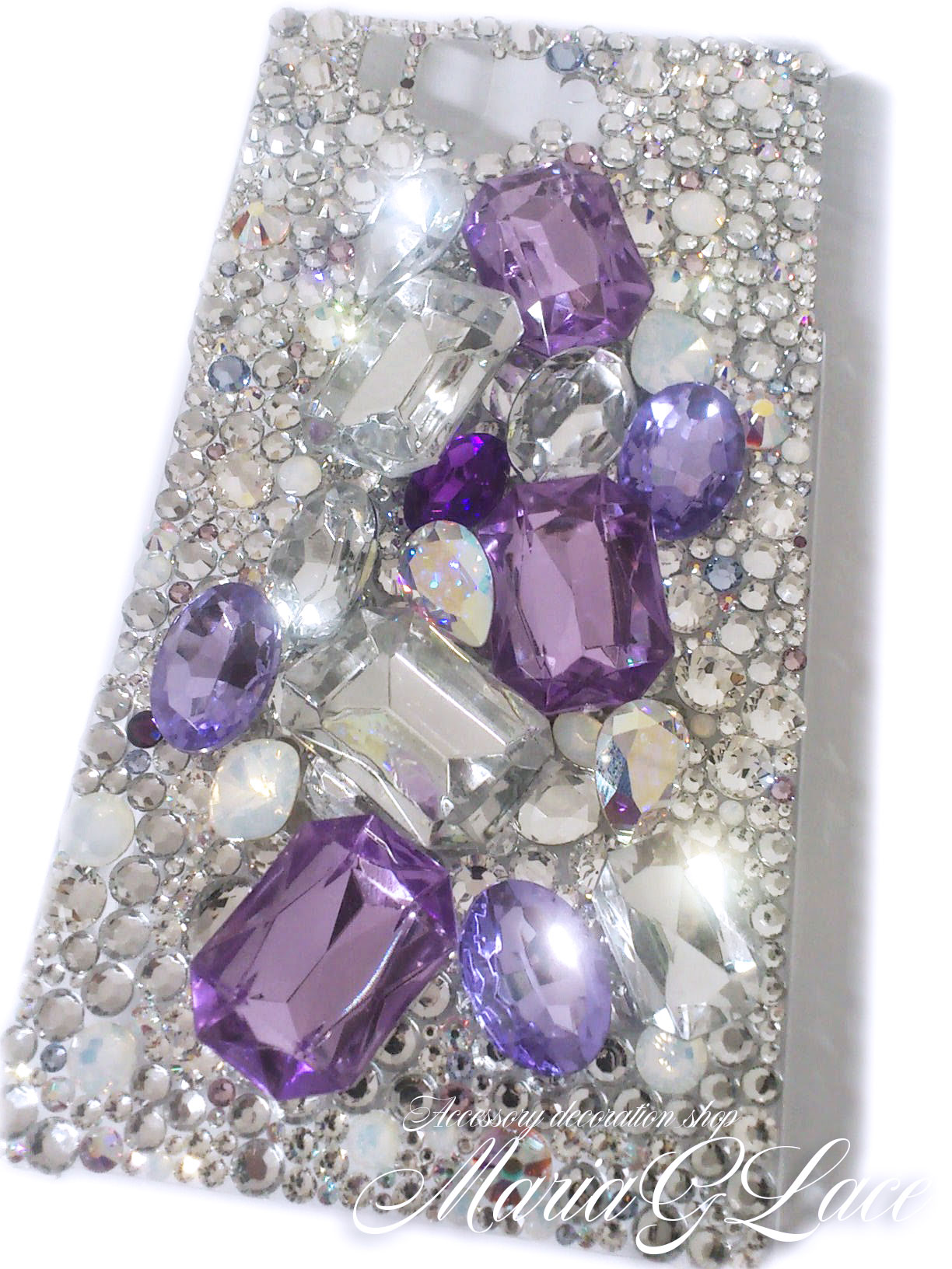 Google pixel8 ケース デコ キラキラ Purple Bijou スマホケース スマホカバー クリア かわいい 軽量 ハードケース シンプル 全面 プレゼントに レディ pattayablatt.com