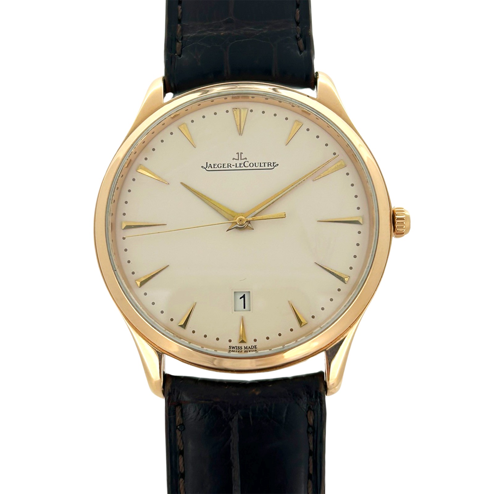 K18PG ジャガールクルト マスター ウルトラスリム デイト 174.2.37.S メンズ 腕時計 K18PG ジャガールクルト マスター ウルトラスリム デイト 174.2.37.S メンズ 腕時計