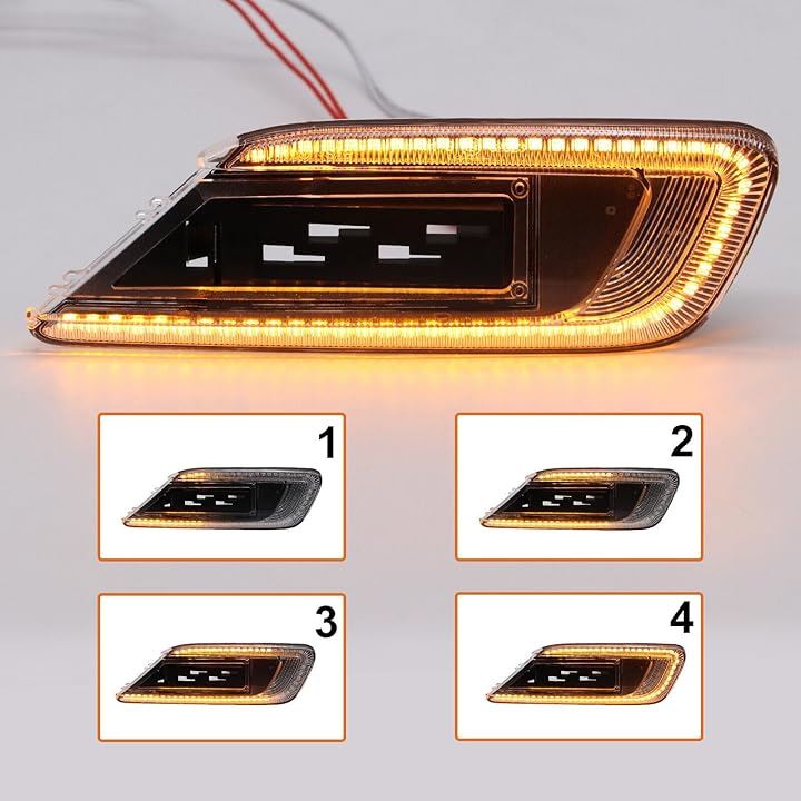 MINI CLUBMAN F54 用 ファイバーLED 流れる フェンダー シーケンシャルウインカー クリアレンズ仕様 純正交換タイプ 左右1組 球切れ警告キャンセラー内蔵(透明) MINI CLUBMAN F54 用 ファイバーLED 流れる フェンダー シーケンシャルウインカー クリアレンズ仕様 純正交換タイプ 左右1組 球切れ警告キャンセラー内蔵(透明)