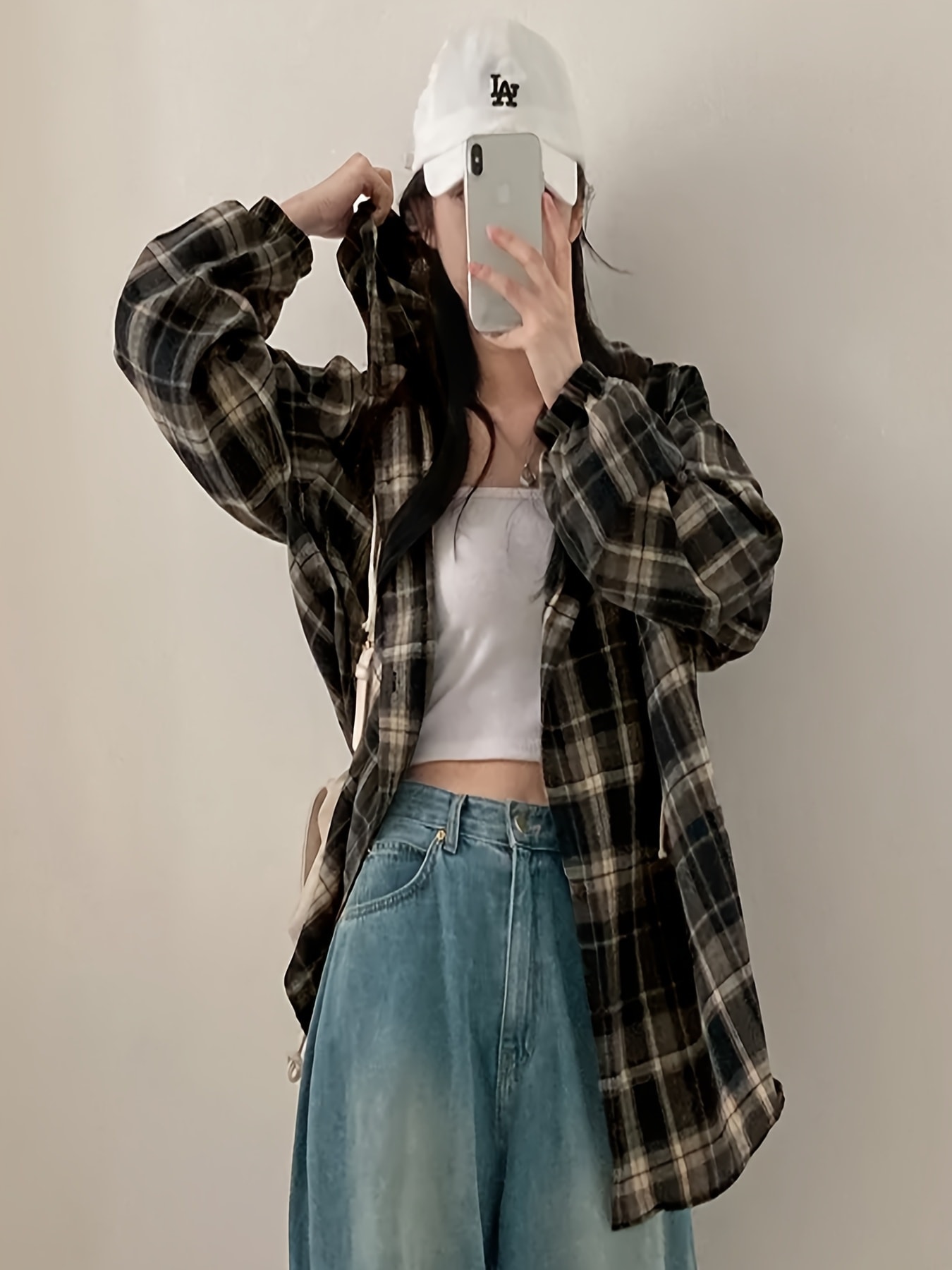 レディース カジュアル ブラック ホワイト チェック フーディー ルーズフィット 長袖 シャツ 非対称裾 ボタンアップ 春 秋 カジュアルウェア レディース カジュアル ブラック ホワイト チェック フーディー ルーズフィット 長袖 シャツ 非対称裾 ボタンアップ 春 秋 カジュアルウェア