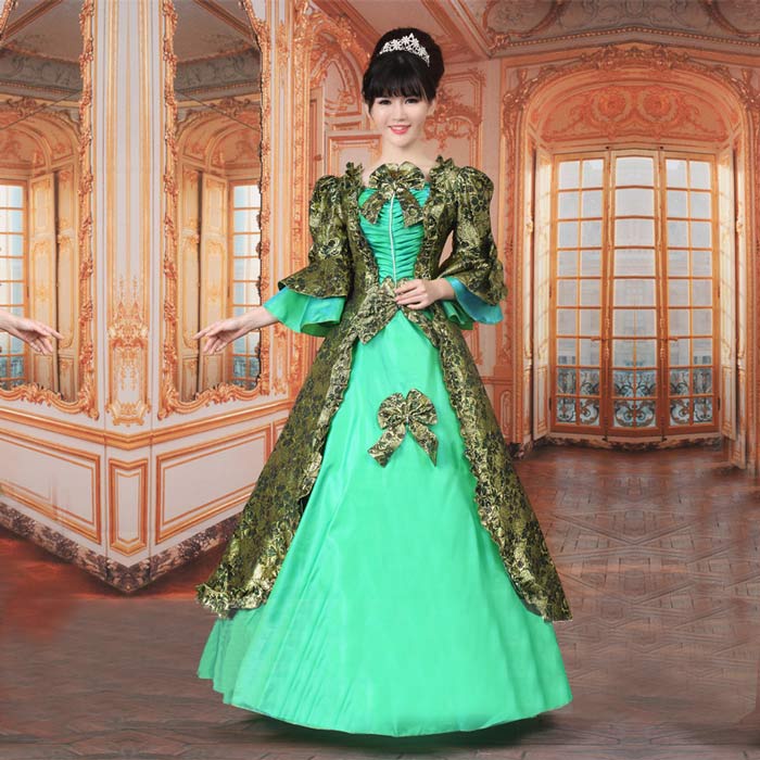 新品 貴族ドレス 中世ヨーロッパ 貴族風 お姫様ドレス 舞台衣装 宮廷ドレス 王族服 舞台 オペラ声楽 厚サテン パーティー 演奏会 豪華 ステージ衣装 d9464c0c0m3