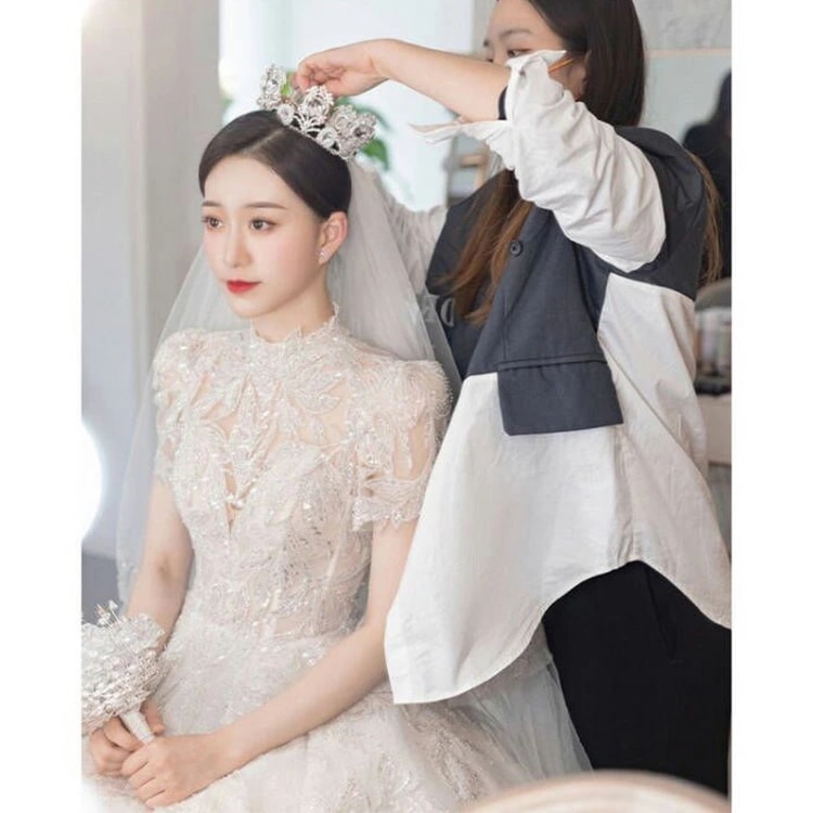 爆裂超特価 ウェディングドレス 袖あり ハイネック 透かし彫り セクシー セクシー 花嫁ドレス 白 ロングドレス スパンコール キラキラ キレイめ 結婚式ドレス ホワイトドレス ブライダルドレス 海外