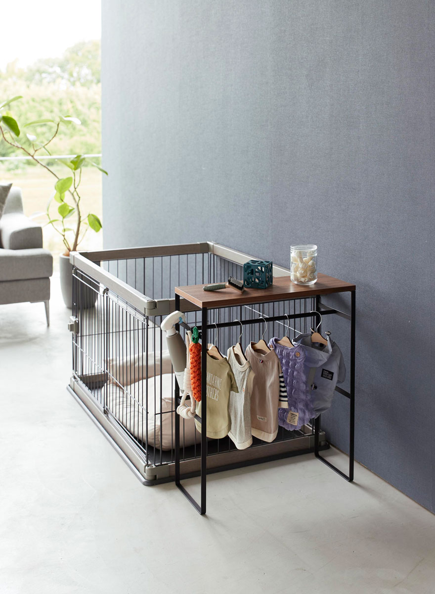 犬服ハンガーラック 山崎実業 tower タワー ペットコートハンガーラック ブラック