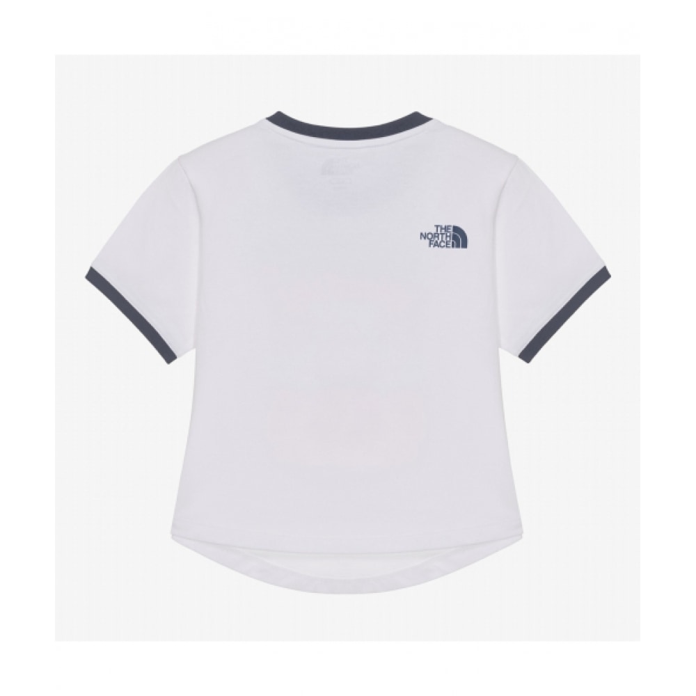 ザ・ノース・フェイス NT7UR32J ホワイトレーベル女性用ハーフドーム半袖ラウンドTシャツ_ホワイト ザ・ノース・フェイス NT7UR32J ホワイトレーベル女性用ハーフドーム半袖ラウンドTシャツ_ホワイト