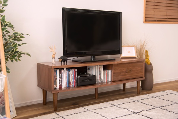 トムテ テレビボードS TAC-244WAL テレビ台 S ウォルナット 木製 収納付き 脚付き リビング ダイニング インテリア家具 テレビボード シンプル トムテ テレビボードS TAC-244WAL テレビ台 S ウォルナット 木製 収納付き 脚付き リビング ダイニング インテリア家具 テレビボード シンプル