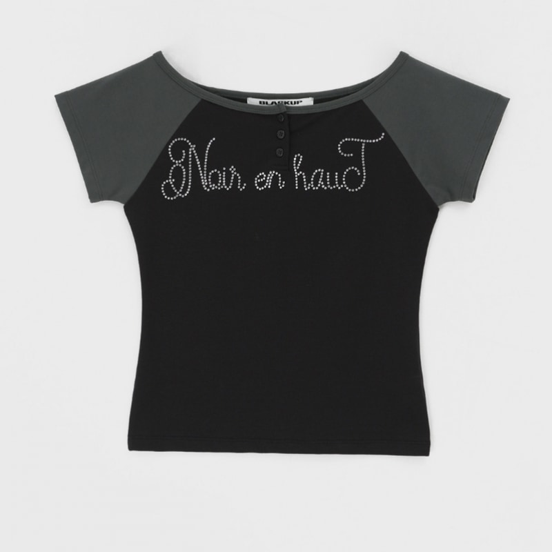 ブラックアップ [MADE] トリビ ホットピース ナグラン 半袖Tシャツ