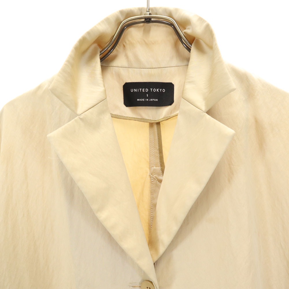 日本製 テーラードジャケット 1 ベージュ系 レディース 日本製 テーラードジャケット 1 ベージュ系 レディース