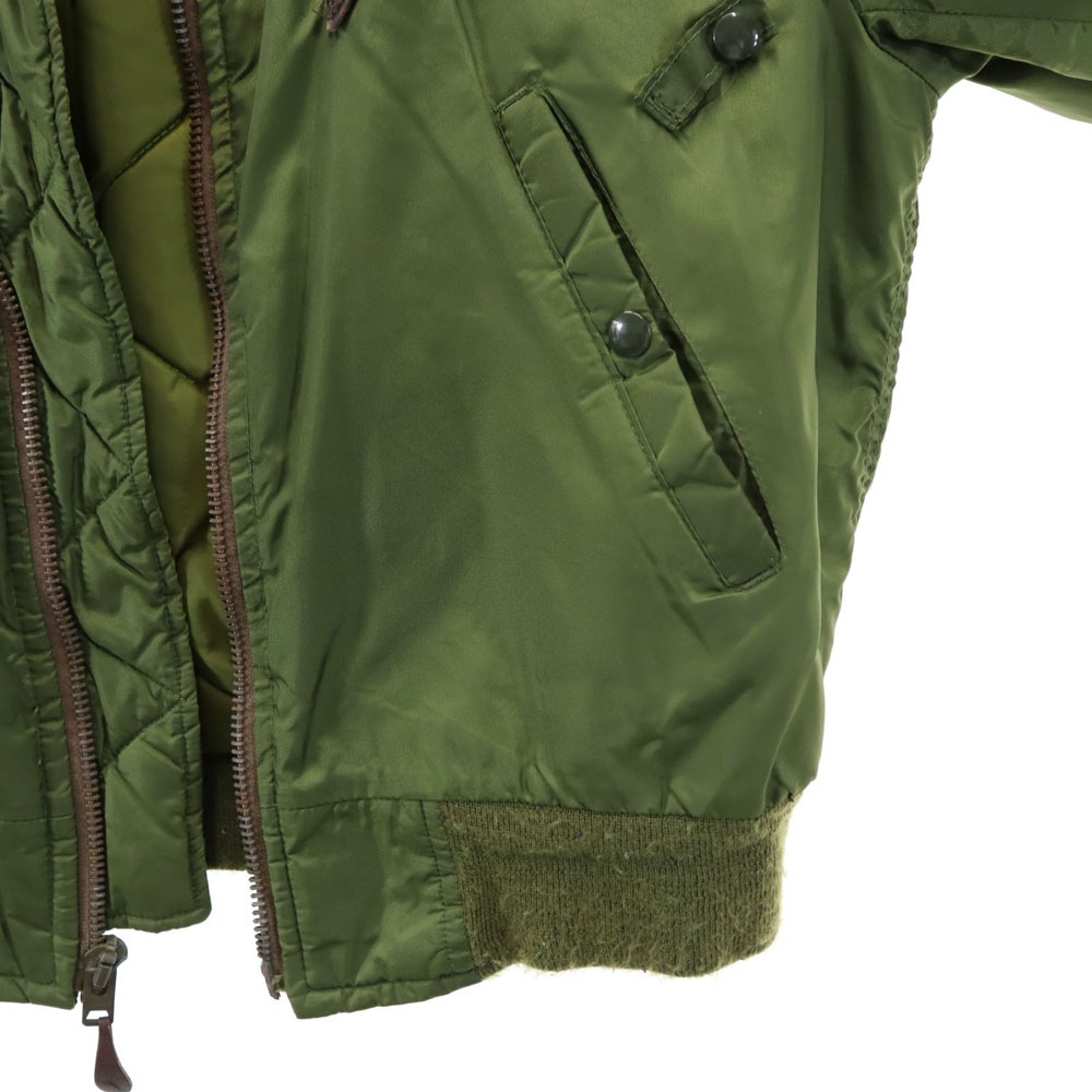 スピワック 90s USA製 オールド フライトジャケット M カーキ SPIEWAK B-15 ブルゾン メンズ