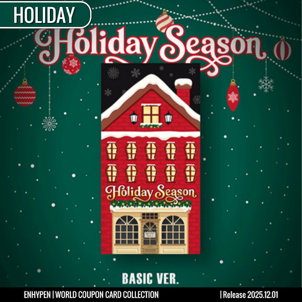 【最終値下】ENHYPEN HOLIDAY SPECIAL BOX enhypen ホリデーボックス 4カットフォト ENHYPEN '2021 HOLIDAY