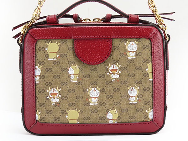 限定新古品グッチミニGGスプリームドラえもんコラボレーショングッチ100周年×ドラえもん50周年斜め掛けショルダーバッグ 限定新古品グッチミニGGスプリームドラえもんコラボレーショングッチ100周年×ドラえもん50周年斜め掛けショルダーバッグ