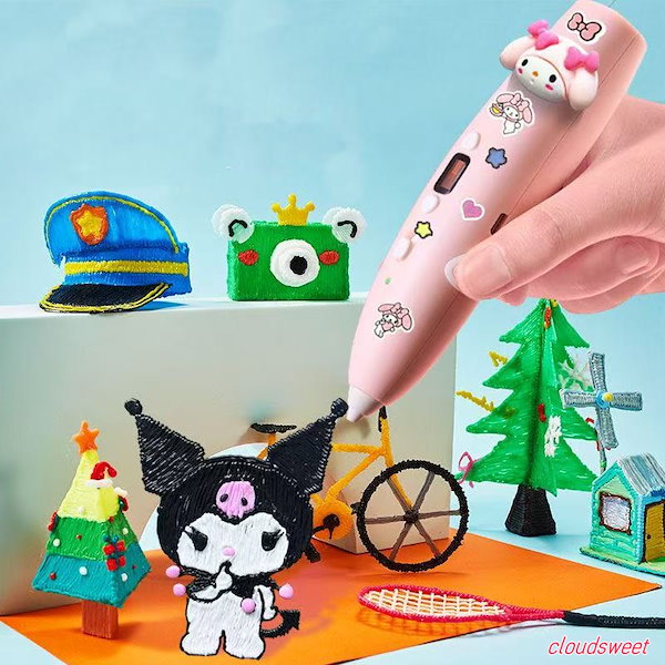 Qoo10] 3Dペン 立体絵画 コードレス クロミち