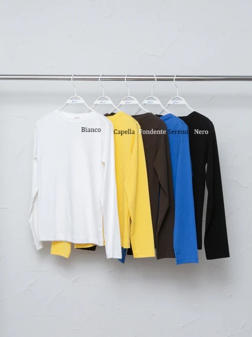 ジチピ GICIPI コットン カシミア 2418A CAVOLFIORE(カボルフィオーレ) カットソー レディース クルーネック 長袖 防寒 イタリア製 トップス ニットソー 無地 カシミヤ ジチピ GICIPI コットン カシミア 2418A CAVOLFIORE(カボルフィオーレ) カットソー レディース クルーネック 長袖 防寒 イタリア製 トップス ニットソー 無地 カシミヤ