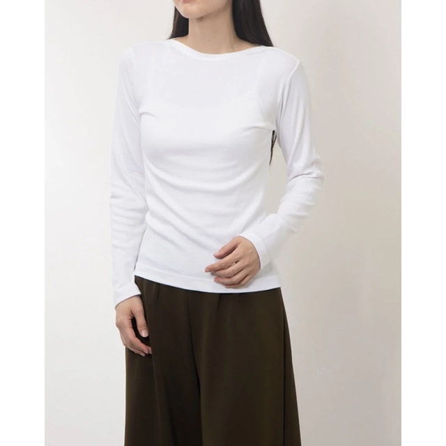 ジチピ GICIPI コットン カシミア 2418A CAVOLFIORE(カボルフィオーレ) カットソー レディース クルーネック 長袖 防寒 イタリア製 トップス ニットソー 無地 カシミヤ ジチピ GICIPI コットン カシミア 2418A CAVOLFIORE(カボルフィオーレ) カットソー レディース クルーネック 長袖 防寒 イタリア製 トップス ニットソー 無地 カシミヤ