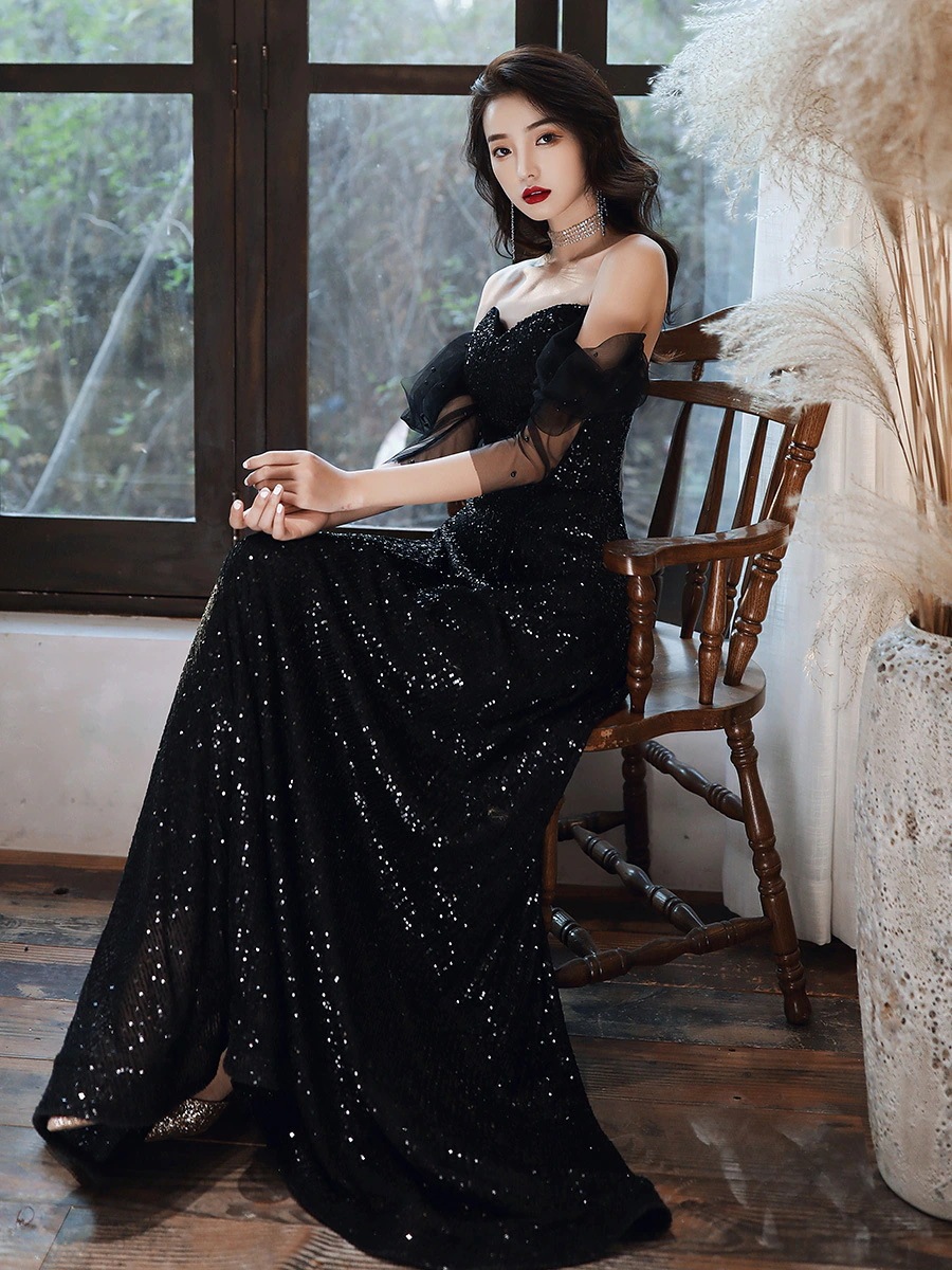 即納 25追加パーティドレス ブラックフランス ワンピース 韓国ファッション 卒業式 結婚式 誕生日 演奏会 花嫁 司会 即納 25追加パーティドレス ブラックフランス ワンピース 韓国ファッション 卒業式 結婚式 誕生日 演奏会 花嫁 司会