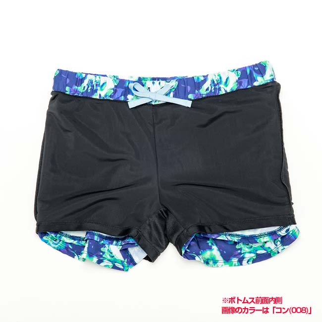 日本サイズ ナイキ(NIKE) 2024 SU レディース グラフィック 2in1パンツ セパレーツ 女性水着 スイミング フィットネス水着 2993111-009 ブラック(24y5m)