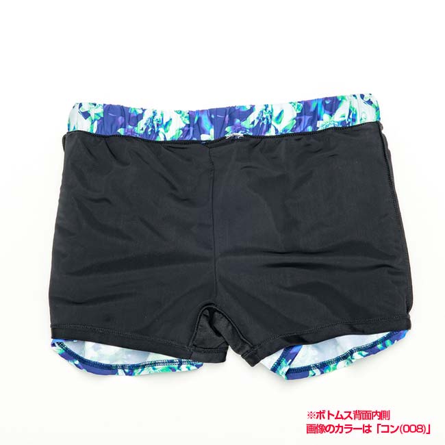 日本サイズ ナイキ(NIKE) 2024 SU レディース グラフィック 2in1パンツ セパレーツ 女性水着 スイミング フィットネス水着 2993111-009 ブラック(24y5m)