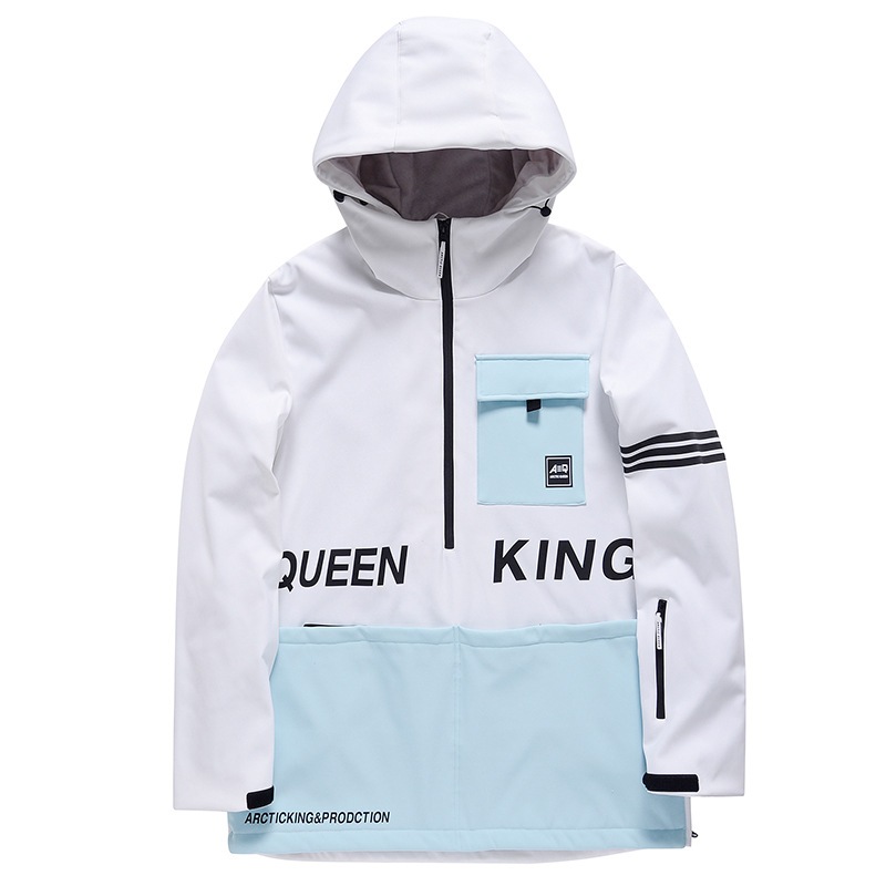 スキーウェアフードコート女性用冬のアウトドア防風保温　スキーウェア　シングルスノーボード　フードコート男性　型