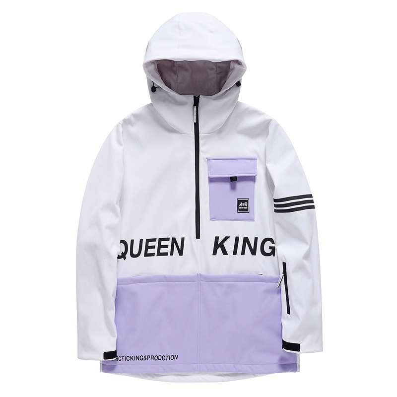 スキーウェアフードコート女性用冬のアウトドア防風保温　スキーウェア　シングルスノーボード　フードコート男性　型