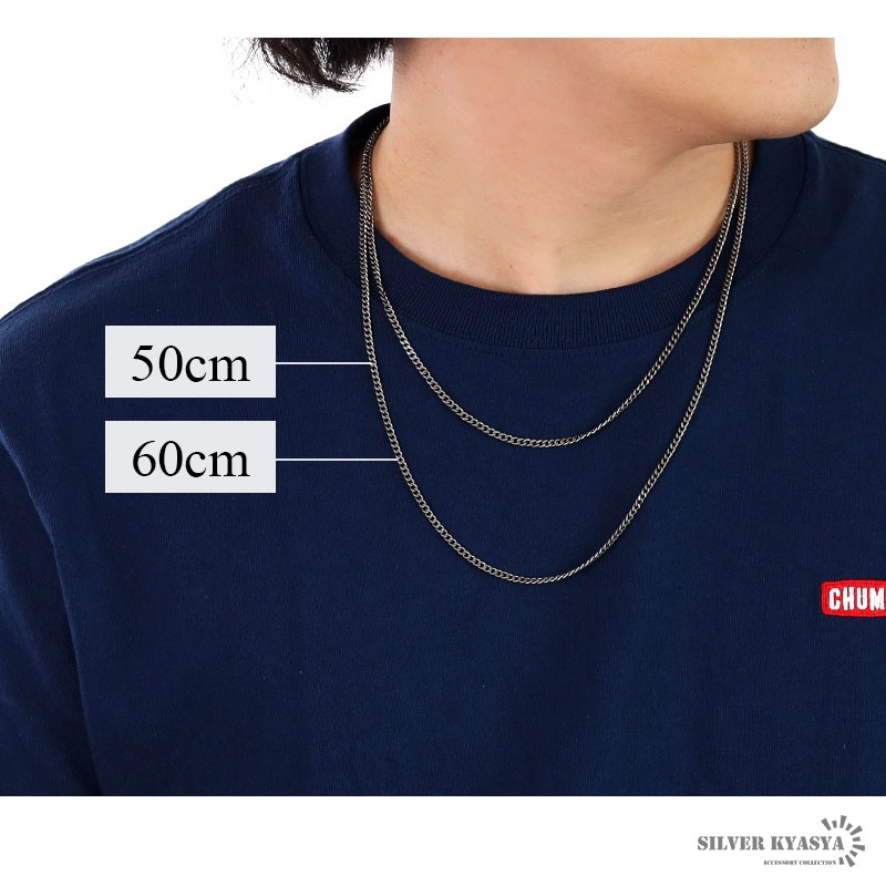チタン 喜平チェーンネックレス幅2mm [tc006-2mm]