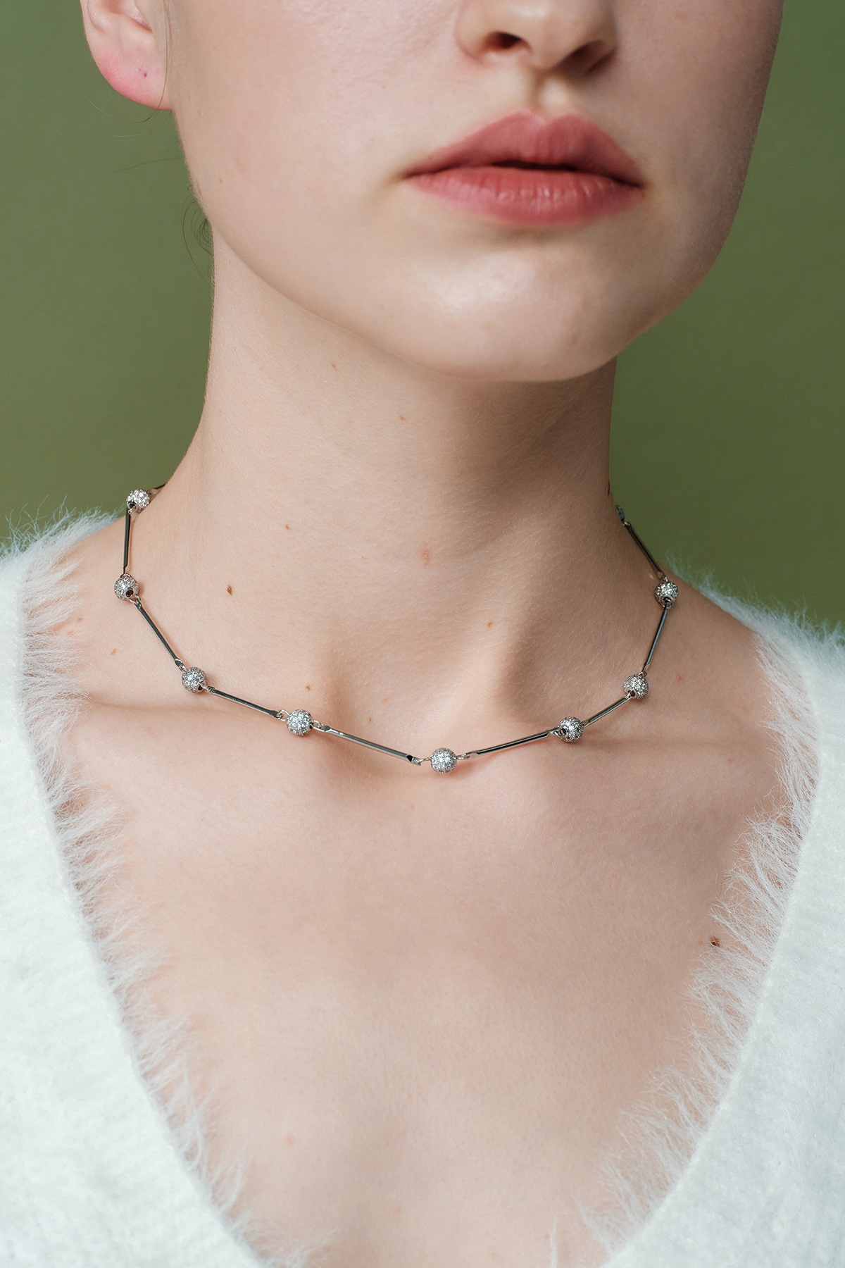 【Monday Edition】24SS SHINY BALLS NECKLACE Monday Edition】24SS SHINY BALLS NECKLACE ネックレス