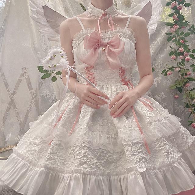ロリータ小悪魔ドレスダークゴシックjskスリングドレス 可愛い