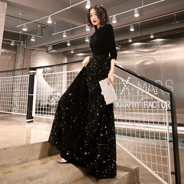 Qoo10] 【即納】パーティードレス ロング ロング