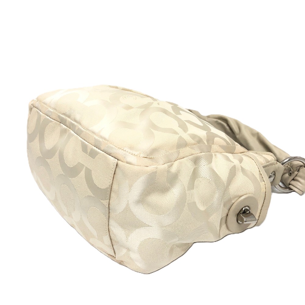 ハンドバッグ 13427 オプアート カバン バッグ 肩掛け ハンドバッグ レザー/キャンバス ベージュ ハンドバッグ 13427 オプアート カバン バッグ 肩掛け ハンドバッグ レザー/キャンバス ベージュ