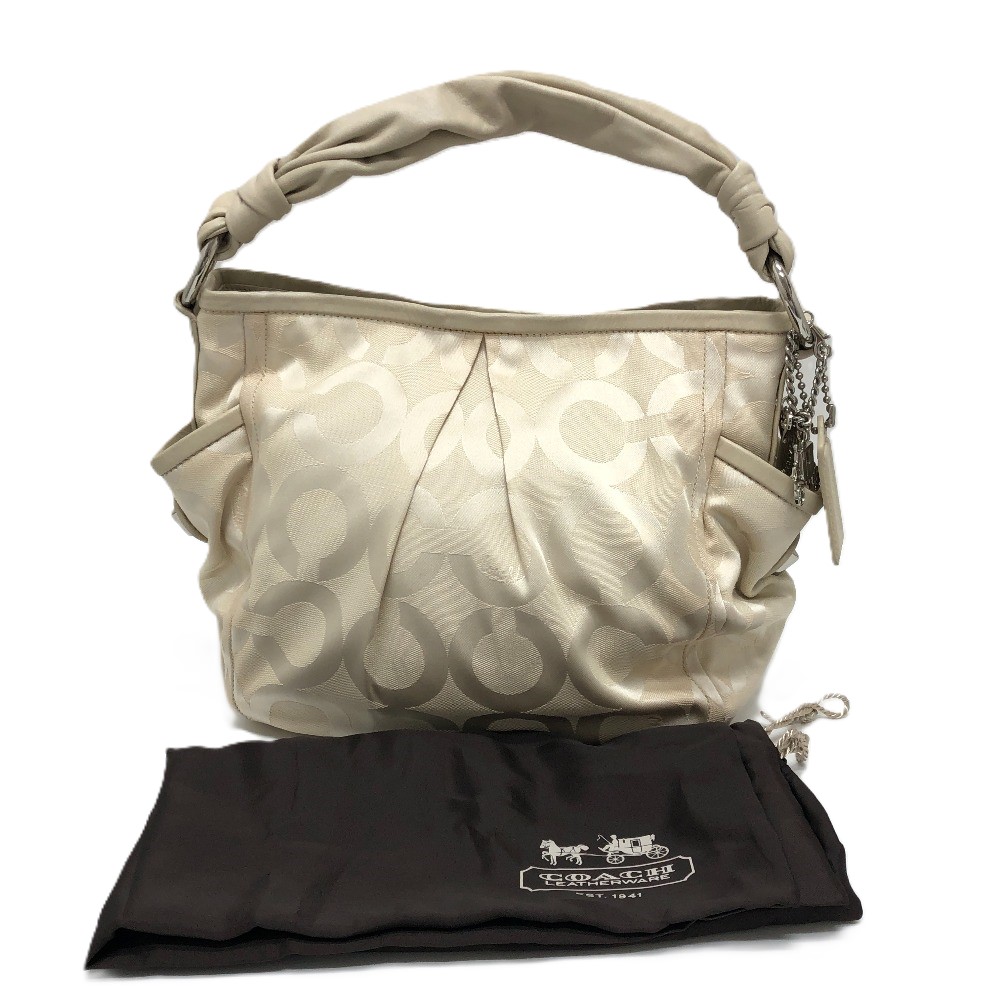 ハンドバッグ 13427 オプアート カバン バッグ 肩掛け ハンドバッグ レザー/キャンバス ベージュ ハンドバッグ 13427 オプアート カバン バッグ 肩掛け ハンドバッグ レザー/キャンバス ベージュ