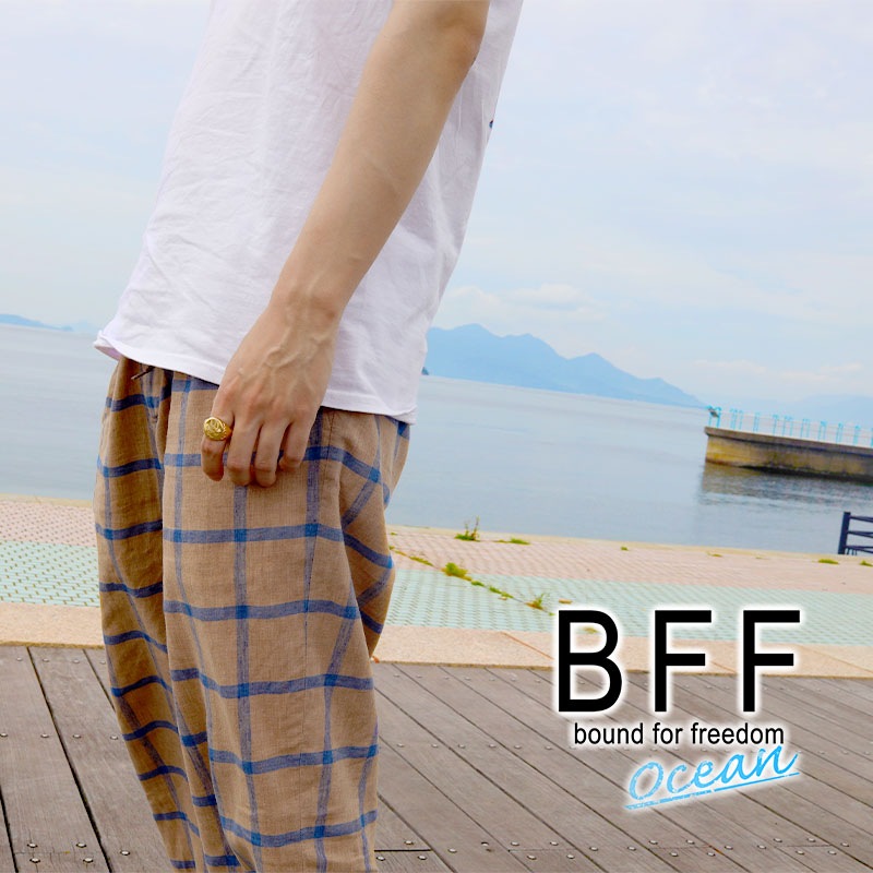BFF 印台リング ヤシの木 [bffr006-g-l]