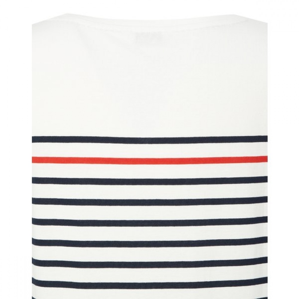 [24SS] [ベスト] [100% コットン] [クラシックセラー] ホワイトストライプ WSTS4B421WT