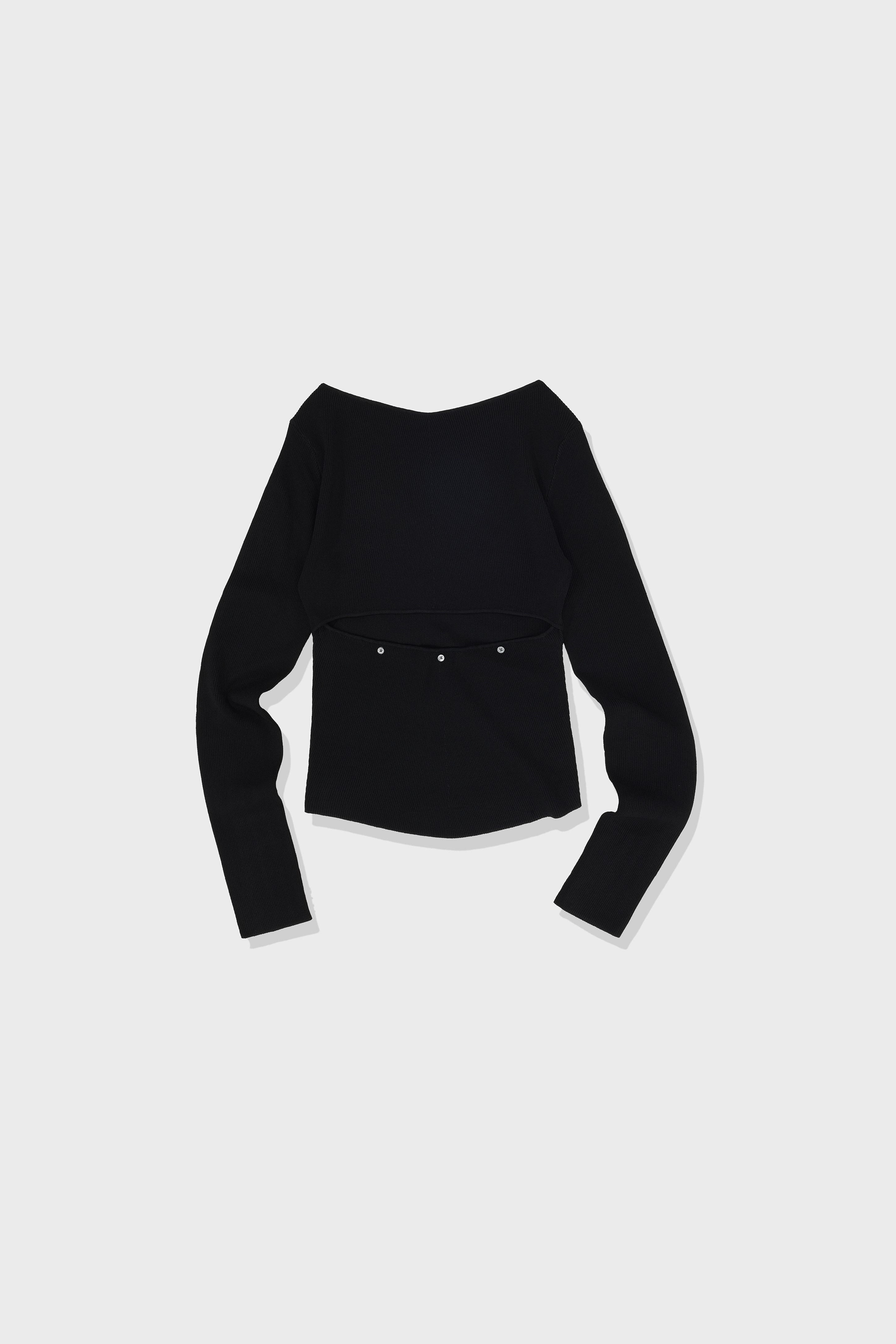 【LOW CLASSIC】 2-WAY KNIT TOP : 3COLORS 【LOW CLASSIC】 2-WAY KNIT TOP : 3COLORS