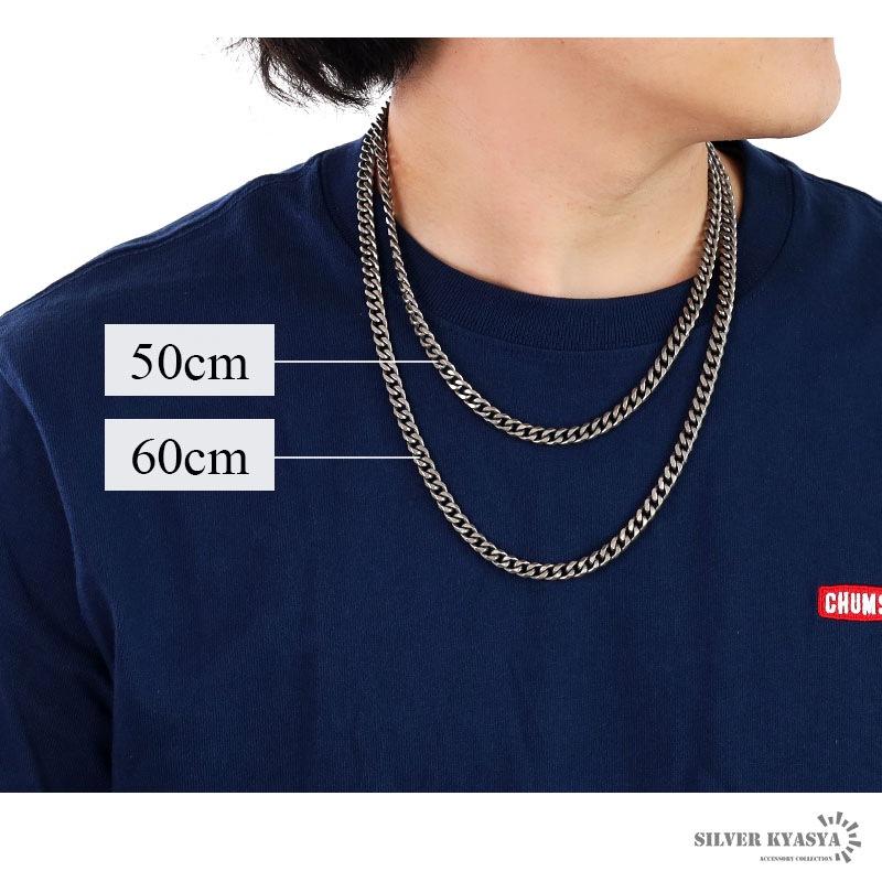 チタン 喜平チェーンネックレス幅7mm [tc005-7mm]