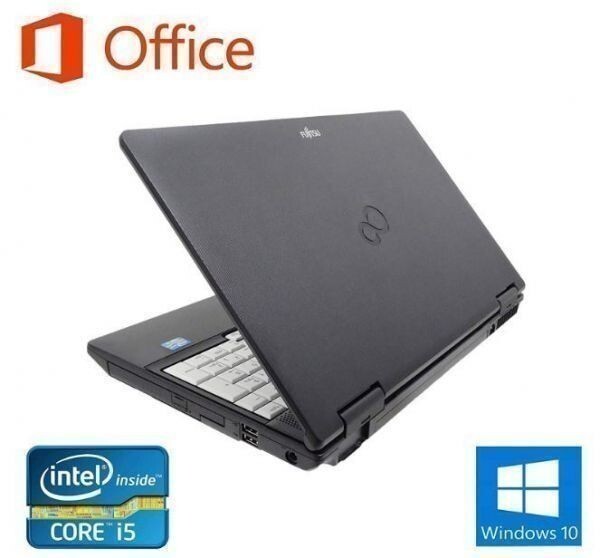 【MOS試験対策PC】 A561 富士通 Windows10 PC Office2019 次世代Core i5 2.5GHz 新品SSD:240GB 新品メモリー:8GB & MOS試験参考書付き 【MOS試験対策PC】 A561 富士通 Windows10 PC Office2019 次世代Core i5 2.5GHz 新品SSD:240GB 新品メモリー:8GB & MOS試験参考書付き