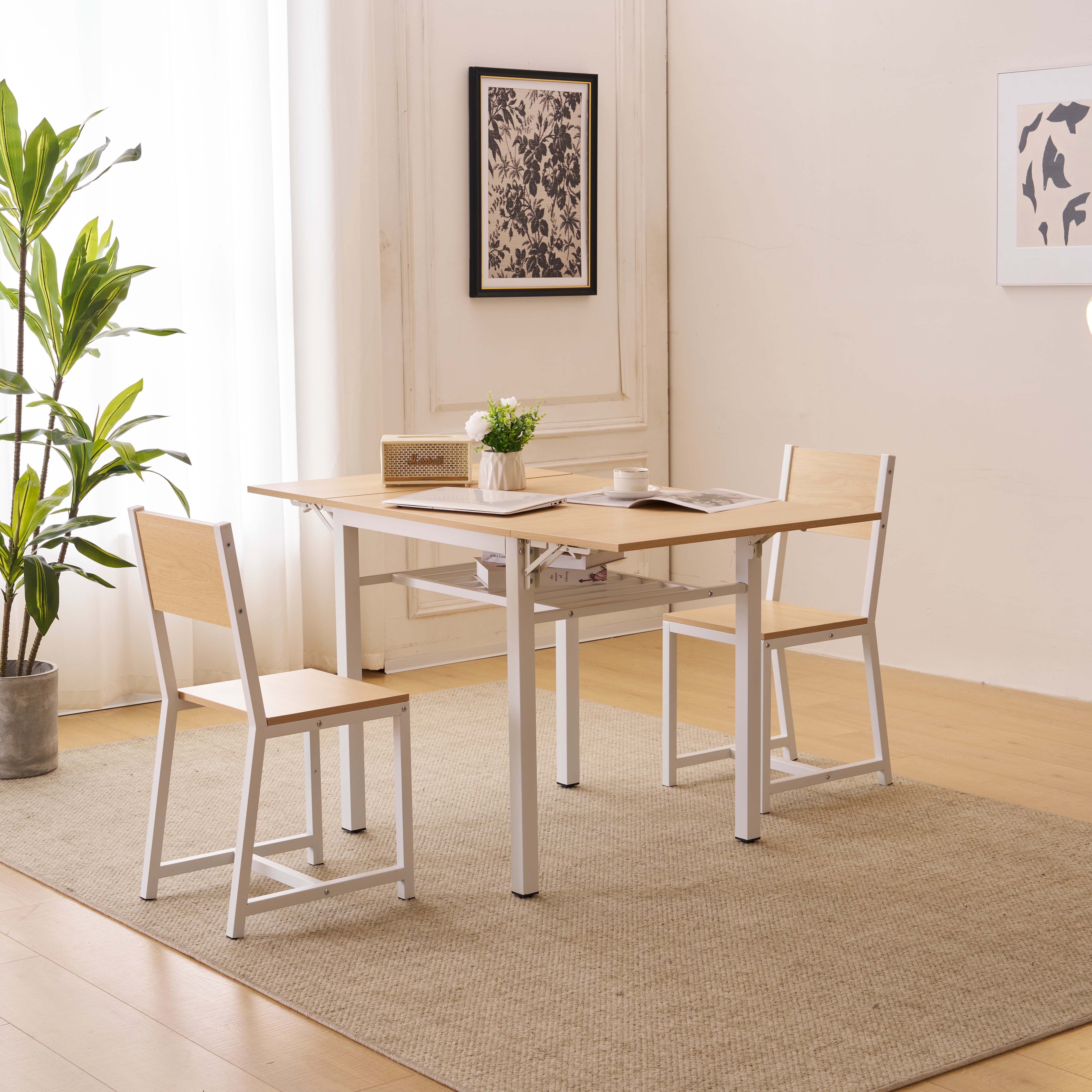 ナチュラルウッド ダイニングテーブル 4脚付き 楽天市場】ダイニング