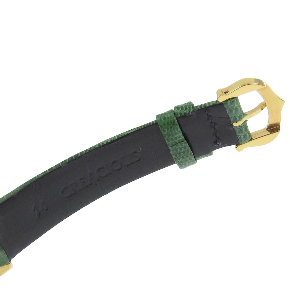 マストロンド ヴェルメイユ cal.157.06 1811 腕時計 シルバー925 リザード ゴールド クオーツ アナログ表示 レディース 白文字盤 中古品 マストロンド ヴェルメイユ cal.157.06 1811 腕時計 シルバー925 リザード ゴールド クオーツ アナログ表示 レディース 白文字盤 中古品