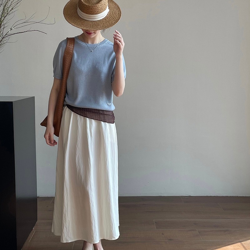 レディース トップス サマーセーター サマーニット 半袖 Uネック ラウンドネック フェミニン かわいい 大人可愛い きれいめ シンプル カジュアル 上品 おしゃれ かっこいい レトロ こなれ感 レディース トップス サマーセーター サマーニット 半袖 Uネック ラウンドネック フェミニン かわいい 大人可愛い きれいめ シンプル カジュアル 上品 おしゃれ かっこいい レトロ こなれ感