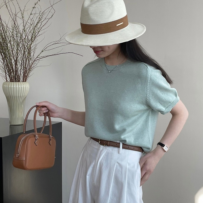 レディース トップス サマーセーター サマーニット 半袖 Uネック ラウンドネック フェミニン かわいい 大人可愛い きれいめ シンプル カジュアル 上品 おしゃれ かっこいい レトロ こなれ感 レディース トップス サマーセーター サマーニット 半袖 Uネック ラウンドネック フェミニン かわいい 大人可愛い きれいめ シンプル カジュアル 上品 おしゃれ かっこいい レトロ こなれ感