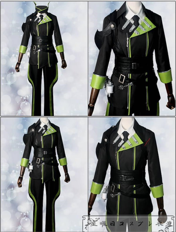 ツイステ ディアソムニア 寮服　シルバー コスプレ 衣装 警棒 twst ツイステッドワンダーランド ツイステ ディアソムニア寮