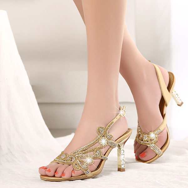 サンダル ラインストーン ヒール8cm アシンメトリー キラキラ バッグストラップ ハイヒール かかとあり リゾートサンダル オシャレ きれ サンダル ラインストーン ヒール8cm アシンメトリー キラキラ バッグストラップ ハイヒール かかとあり リゾートサンダル オシャレ きれ
