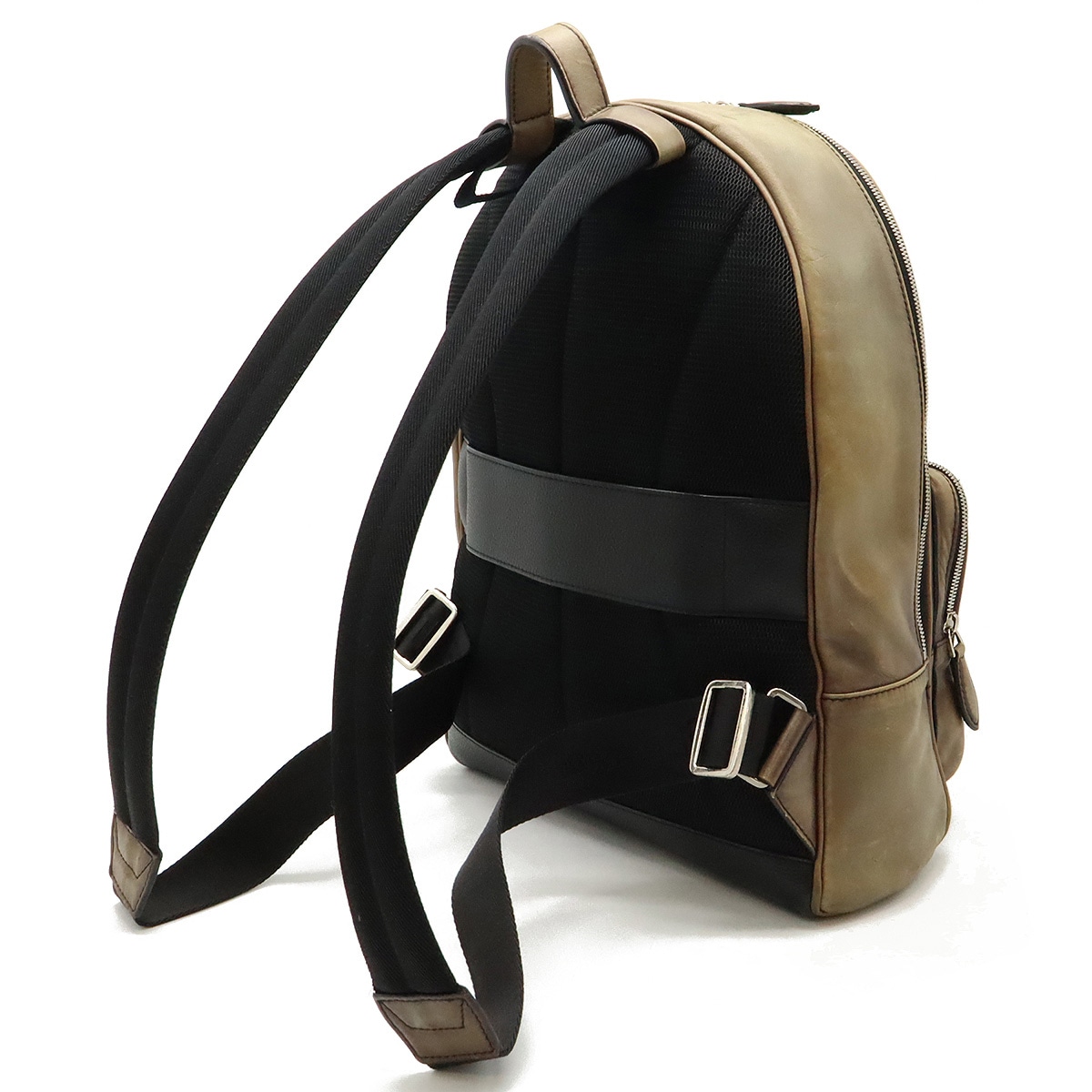 ベルルッティタイムオフ スクリットスワイプ レザー カリグラフィ