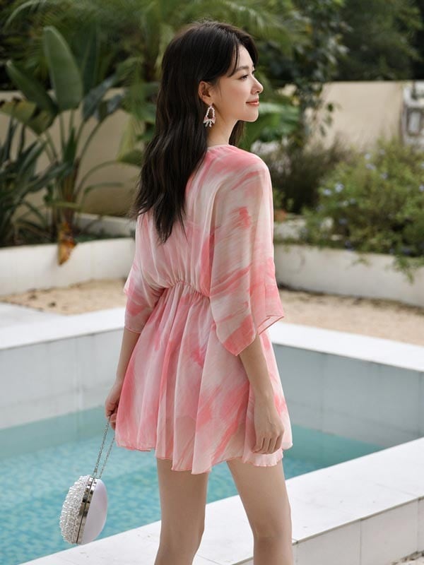 水着 レディース 体型カバー ワンピース タンキニ 水着 UVカット ワンピース ぽっちゃり 大きいサイズ フェミニン かわいい ショートパンツ 着痩せ パッド付 ビーチ 海デート 韓国風 女性用 大